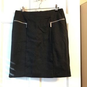 Michael Kors Pencil Skirt Charcoal Grey